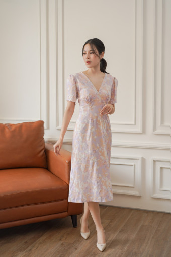 Amira Print Dress